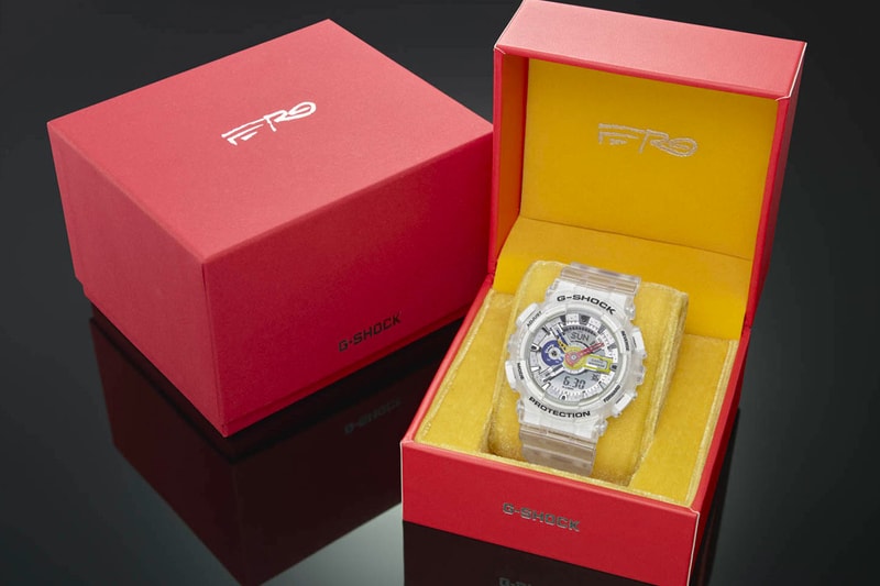 A$AP Ferg x Casio G-SHOCK GA-110 Watch collaboration release date info price diamond transparent multicolor 