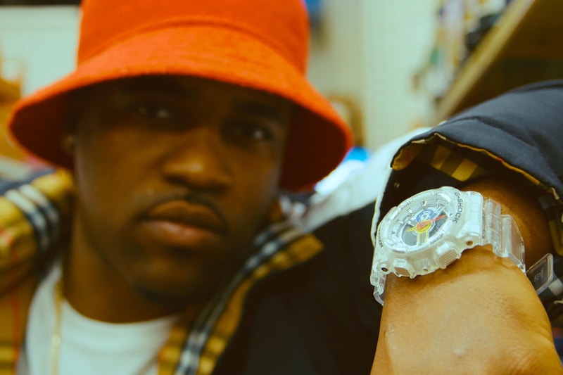 A$AP Ferg x Casio G-SHOCK GA-110 Watch collaboration release date info price diamond transparent multicolor 