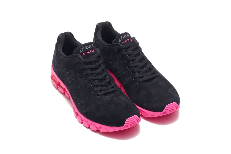 atmos ASICS GEL-Inst.180 "Neon" Pack Collab sneaker pink yellow colorway marquee player protection spray can december 15 2018