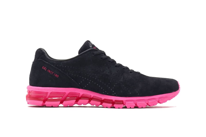 atmos ASICS GEL-Inst.180 "Neon" Pack Collab sneaker pink yellow colorway marquee player protection spray can december 15 2018