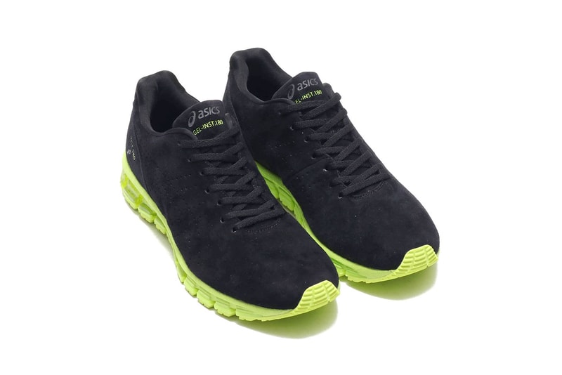 atmos ASICS GEL-Inst.180 "Neon" Pack Collab sneaker pink yellow colorway marquee player protection spray can december 15 2018