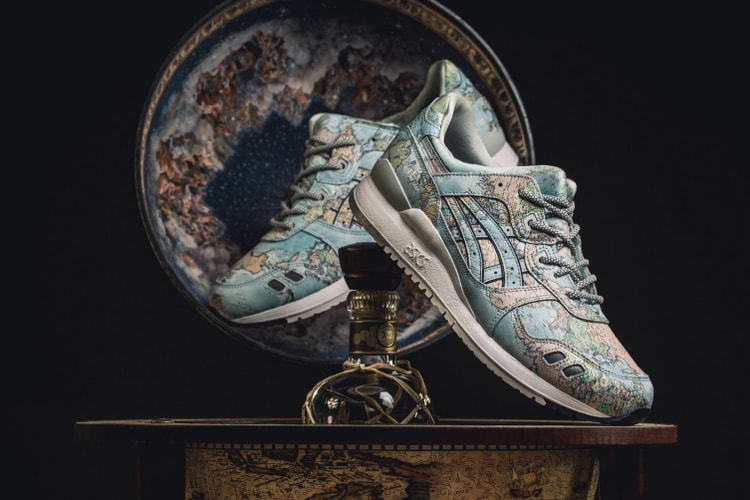 atmos & ASICSTIGER Bring the "World Map" to the GEL-Lyte III