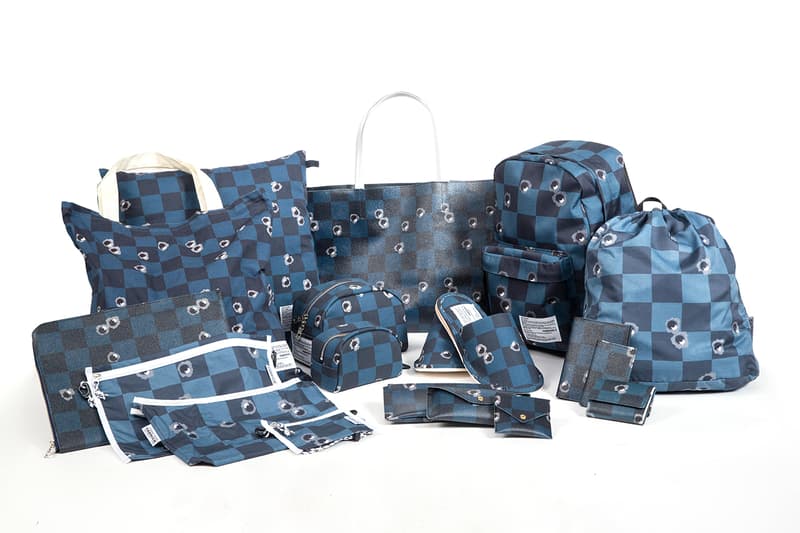Babylon x Fabrick Bags Accessories Collection Fashion Collab Collaborations Pillow Slippers Backpack Holdall Wallet