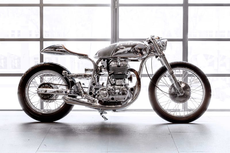 Bandit9 Motors Reworks Royal Enfield Continental GT With Mirror-Like Finish
