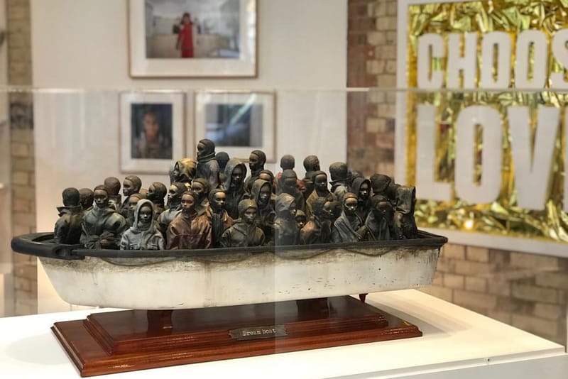 Banksy Raffles Dismaland Sculpture in Aid of Refugee Support