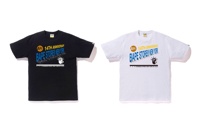 BAPE Celebrates Its New York Flagship's 14th Anniversary With Celebratory Tees
