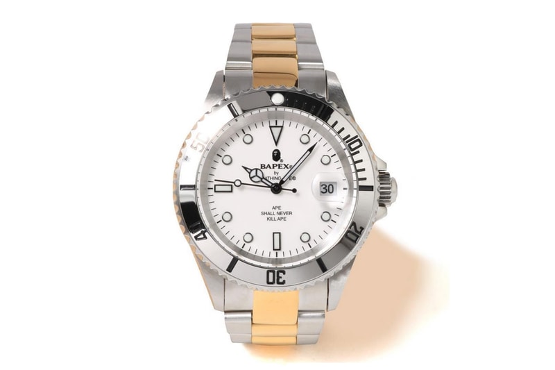 BAPE Debuts Type 1 BAPEX in Gold and Silver a bathing ape watches timepieces rolex