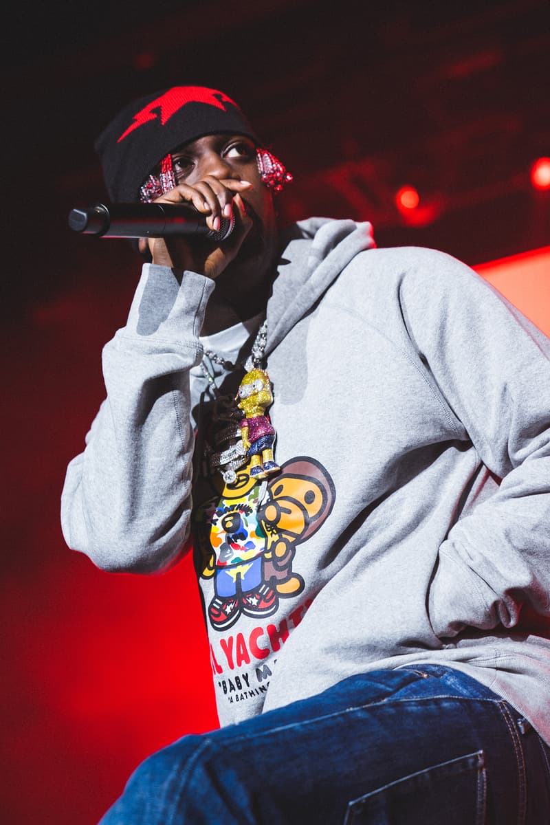 BAPE Heads Show 25th Anniversary Lil Yachty Kid Cudi Wiz Khalifa Big Sean Pusha-T tokyo sneakers fashion music streetwear camo ape head 90s vintage throwback retro style hip-hop