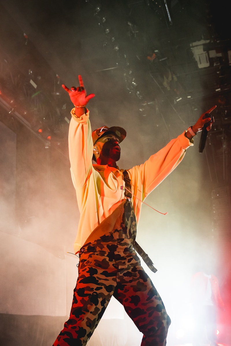 BAPE Heads Show 25th Anniversary Lil Yachty Kid Cudi Wiz Khalifa Big Sean Pusha-T tokyo sneakers fashion music streetwear camo ape head 90s vintage throwback retro style hip-hop 
