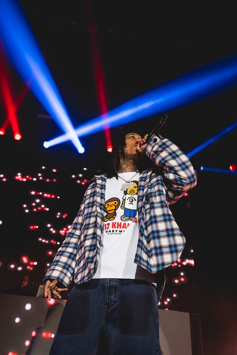 BAPE Heads Show 25th Anniversary Lil Yachty Kid Cudi Wiz Khalifa Big Sean Pusha-T tokyo sneakers fashion music streetwear camo ape head 90s vintage throwback retro style hip-hop