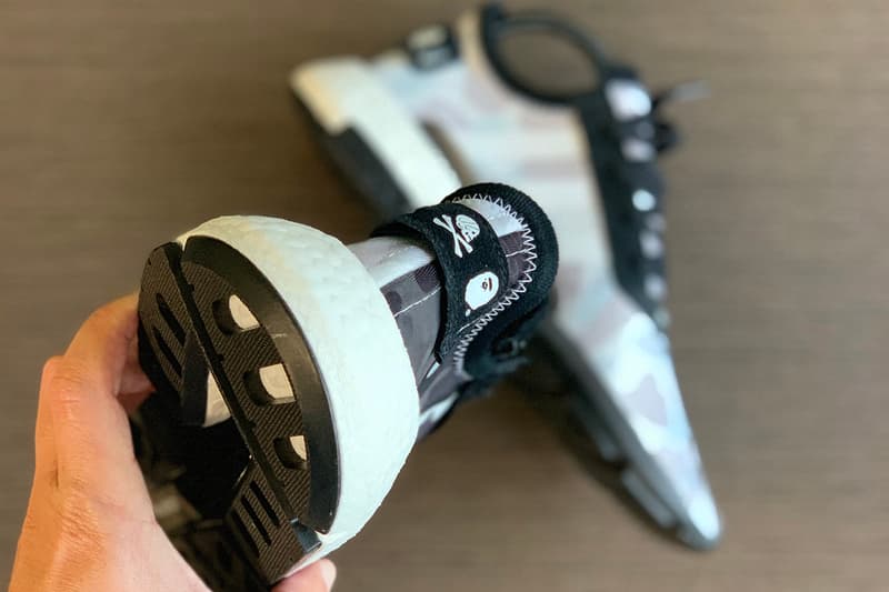 BAPE x NEIGHBORDHOOD x adidas POD-S3.1 Closer Look Shoes Trainers Kicks Sneakers Footwear Collab Collaboration Collaborative Shoe Cop Purchase Buy Yankeekicks