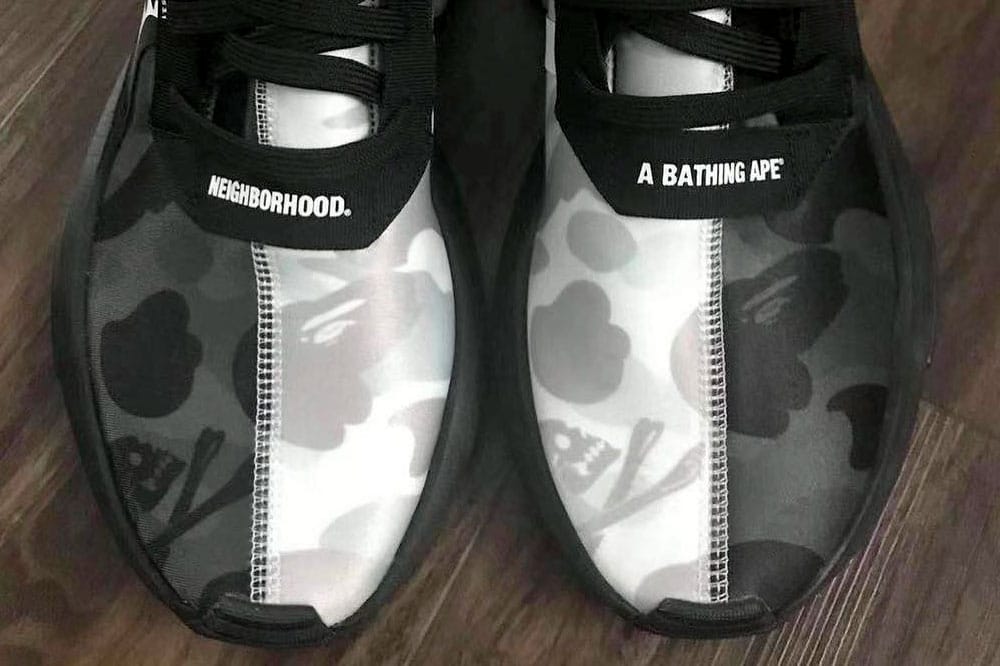 bape x neighborhood shoes