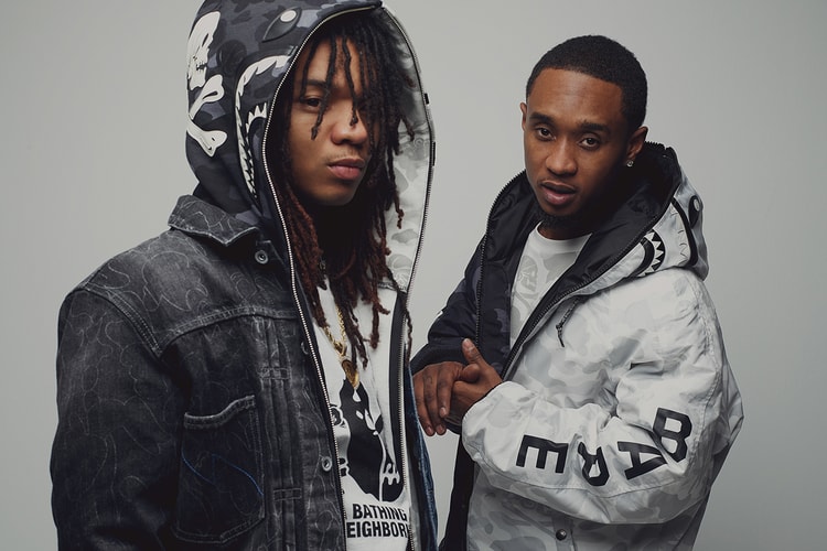 Rae Sremmurd Showcase BAPE x NEIGHBORHOOD HOODS Capsule in New Lookbook