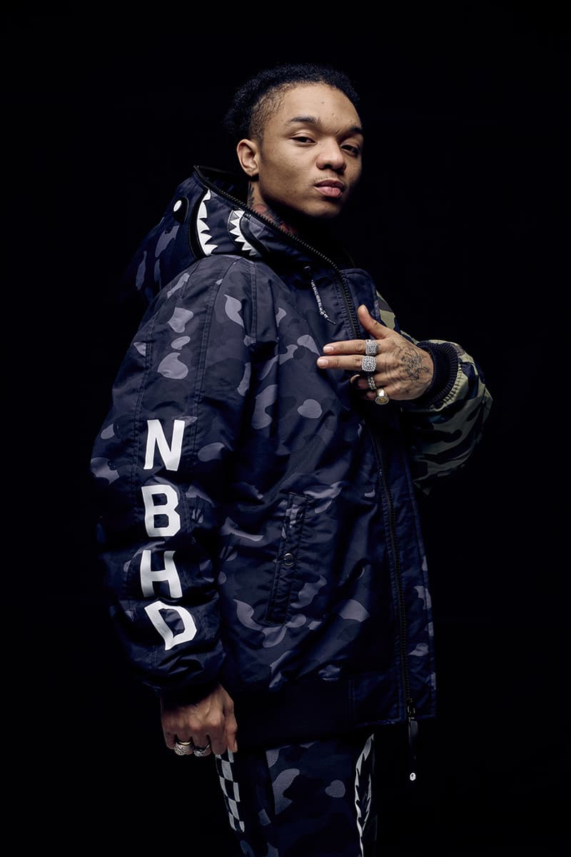 Rae Sremmurd BAPE NEIGHBORHOOD Lookbook Hoods Hong Kong Japan Lookbook Release Date Details First Look Closer Model Swae Lee Slim Jxmmi