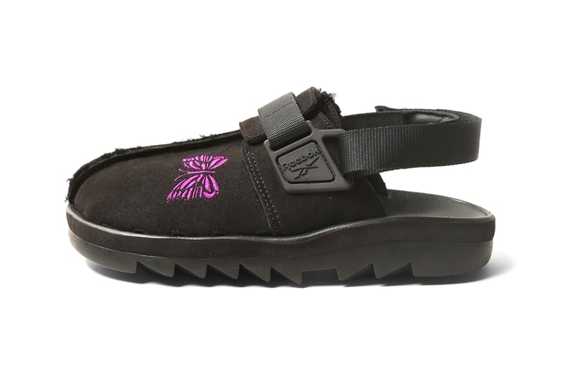 BEAMS NEEDLES Reebok BEATNIK Release Black Purple Sandal Shoe Classic Keizo Shimizu