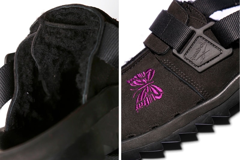 BEAMS NEEDLES Reebok BEATNIK Release Black Purple Sandal Shoe Classic Keizo Shimizu