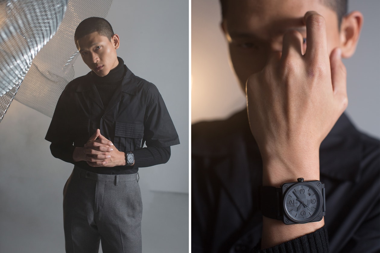 Bell & Ross Nightlum Black Camo Black Matte Watches BR03-92 timepiece 2018