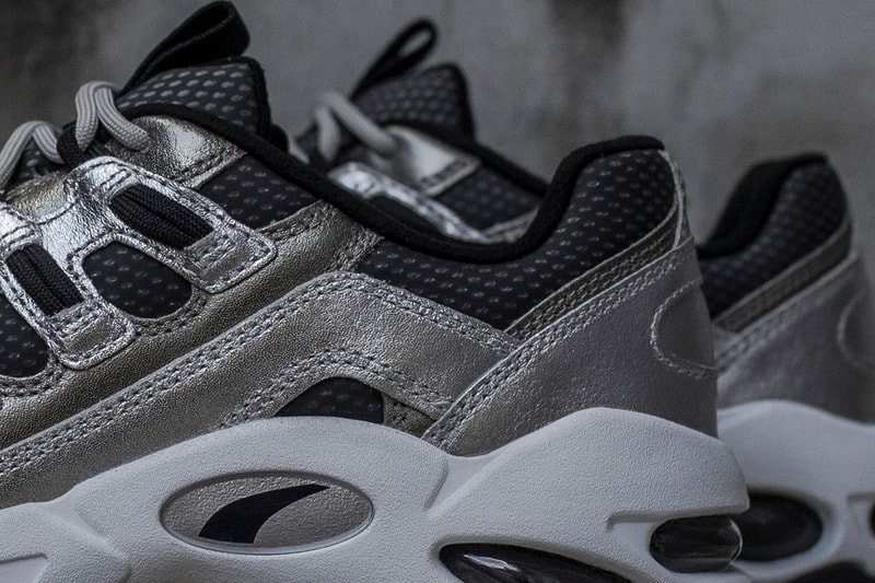 Blends PUMA CELL Endura Collaboration Sneaker metallic silver drop release date info january 24 2019 closer look