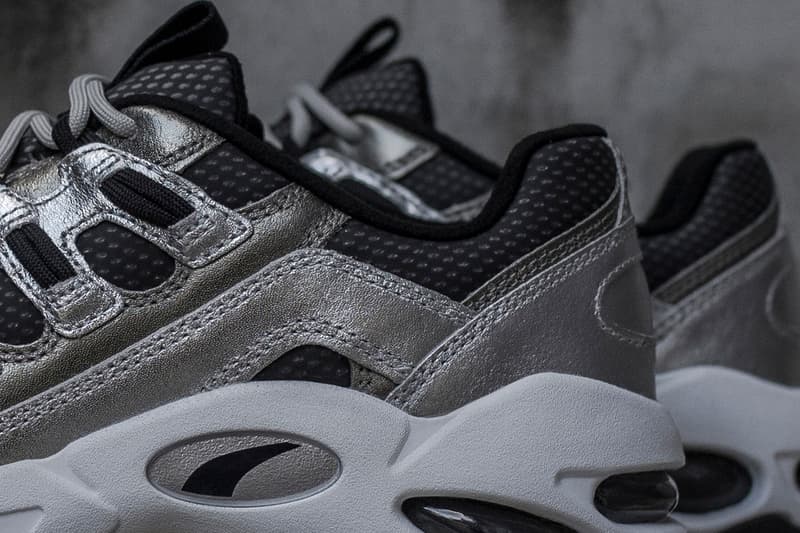 Blends PUMA CELL Endura Collaboration Sneaker metallic silver drop release date info january 24 2019 closer look
