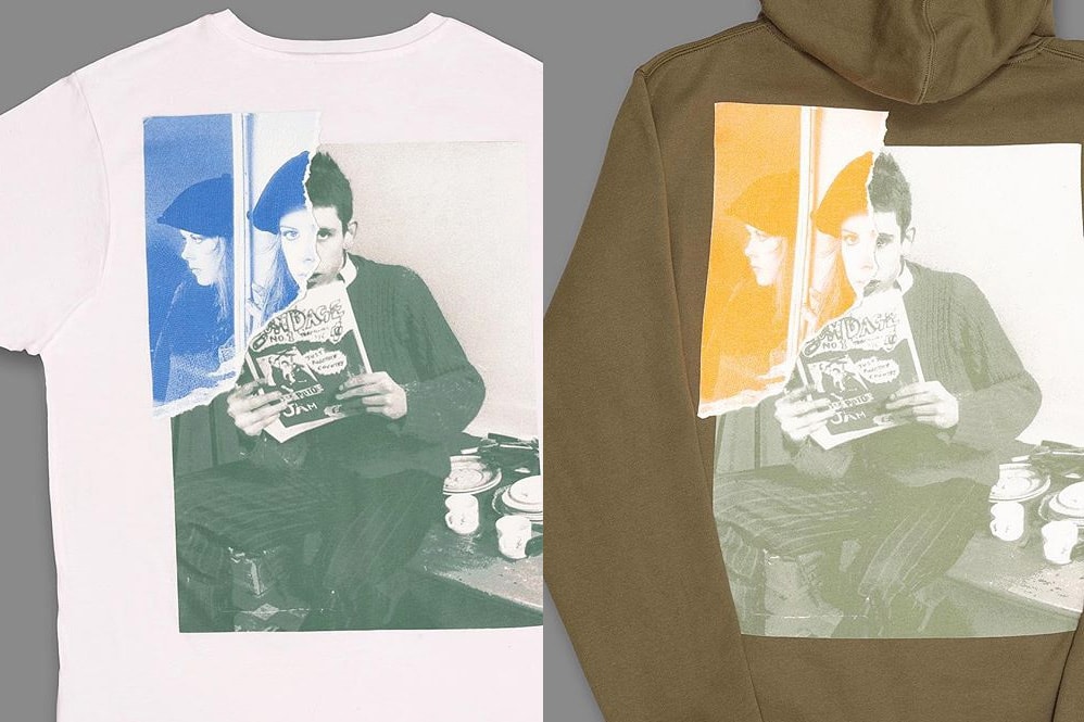 Blondey McCoy "Fairytale" graphic T-Shirt & Hoodie release date price info black white olive green purchase online shane macgowan kirsty maccoll