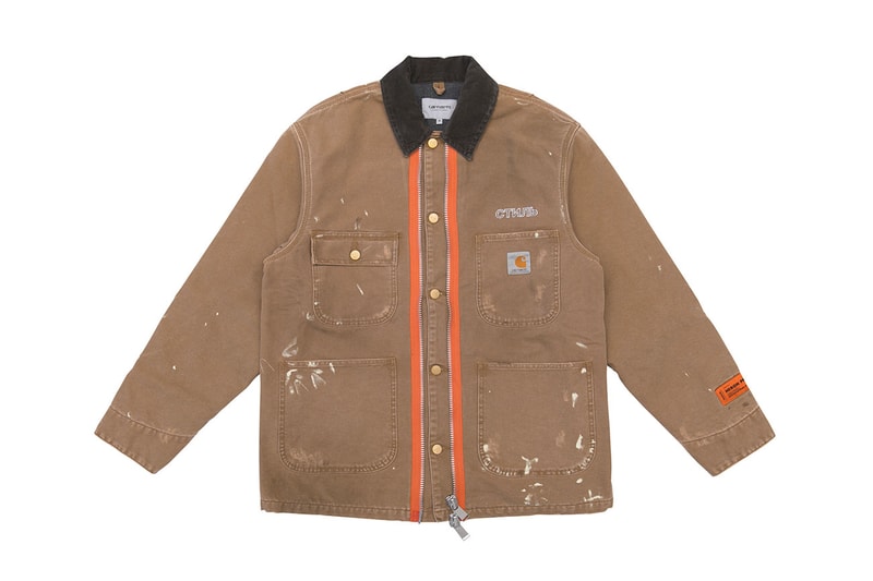 Carhartt WIP Heron Preston FW18 Capsule Release info date Tree camo pouch pants t shirt long short sleeve beanie hat chore jacket Hong Kong Japan CHERRY GR8 NUBIAN REVOLUTION