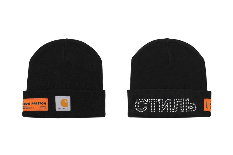 Carhartt WIP Heron Preston FW18 Capsule Release info date Tree camo pouch pants t shirt long short sleeve beanie hat chore jacket Hong Kong Japan CHERRY GR8 NUBIAN REVOLUTION