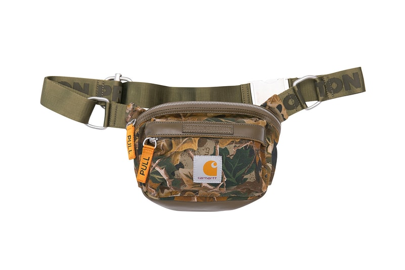 Carhartt WIP Heron Preston FW18 Capsule Release info date Tree camo pouch pants t shirt long short sleeve beanie hat chore jacket Hong Kong Japan CHERRY GR8 NUBIAN REVOLUTION