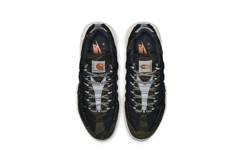 carhartt x nike air max 95 camo green