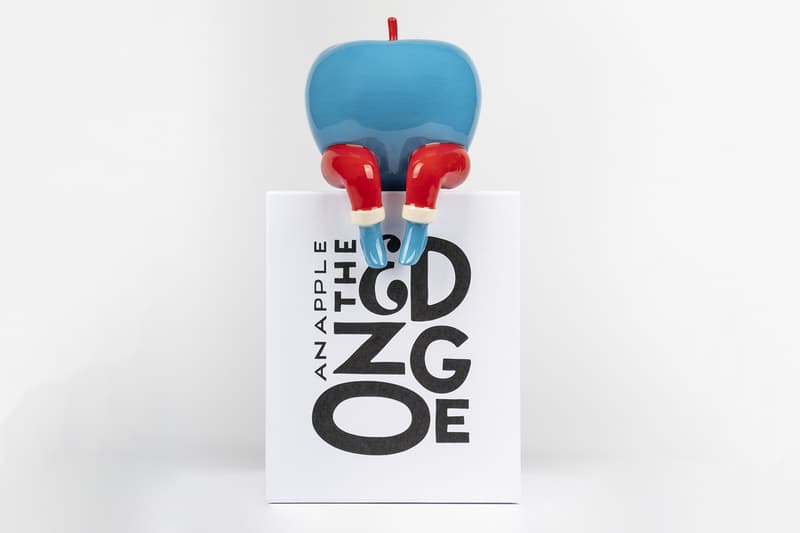 case studyo parra an apple on the edge limited edition sculpture collectible figure artwork