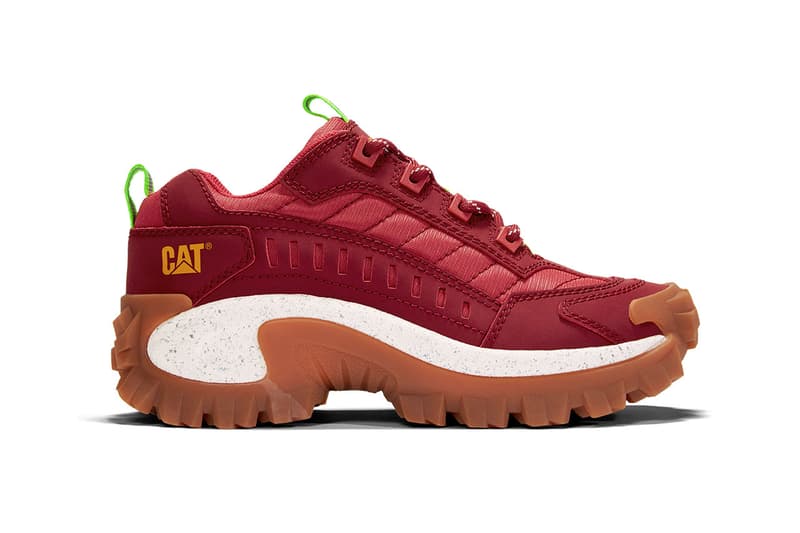 CAT Intruder sneaker 2018 december footwear black maroon white