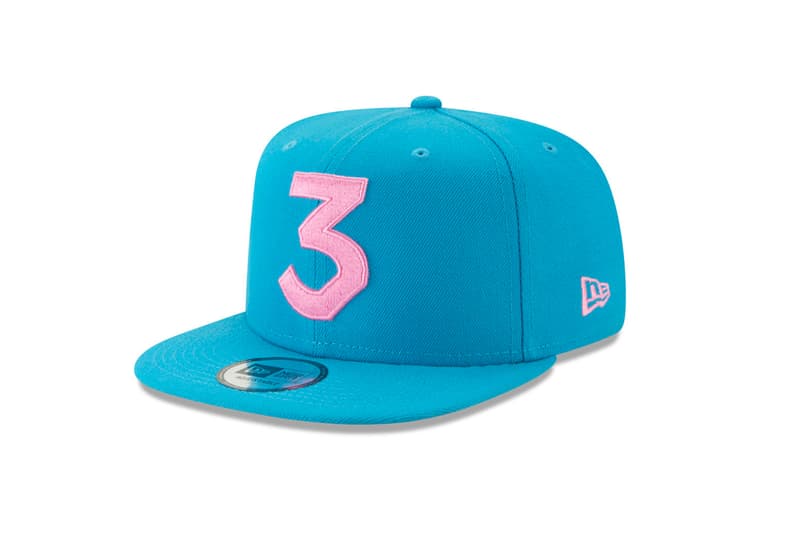 Chance The Rapper LIDS Exclusive 3 Hats New Era Snapback Cap Black Blue pink Khaki Sky White