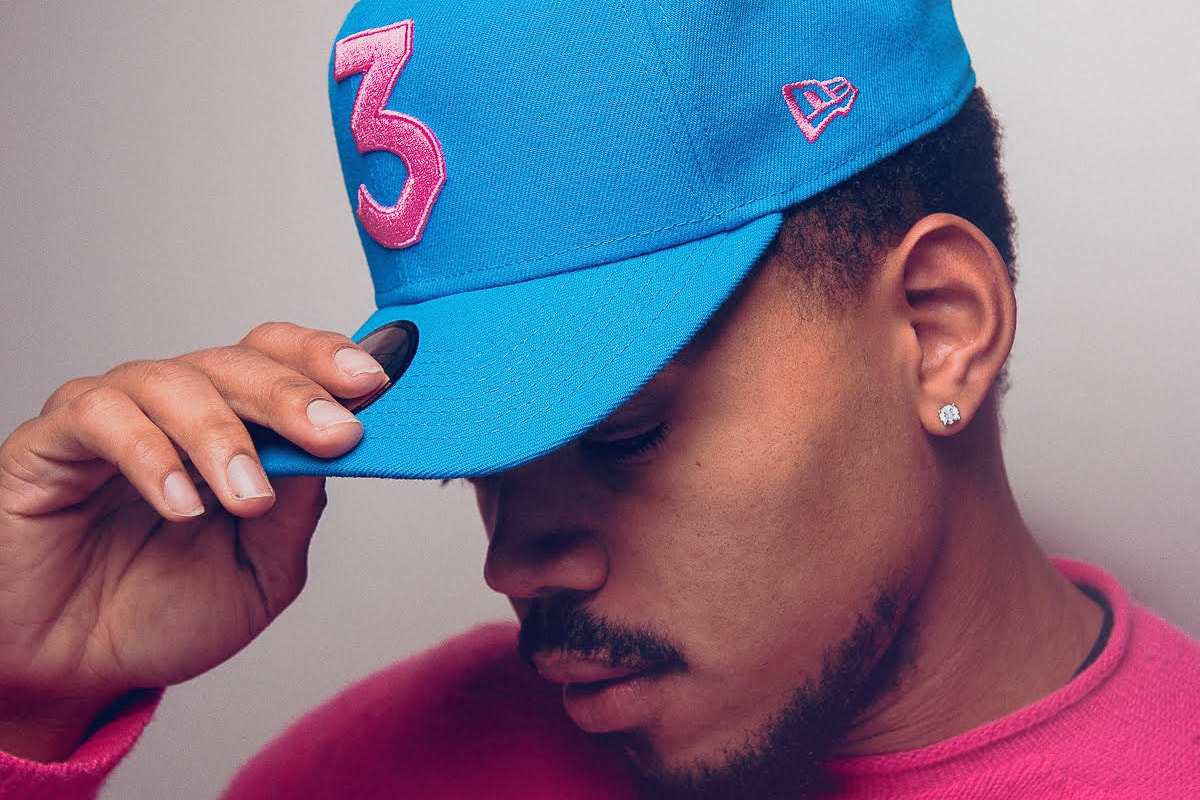 Chance The Rapper LIDS Exclusive 3 Hats New Era Snapback Cap Black Blue pink Khaki Sky White