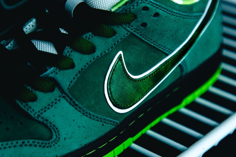 Concepts x Nike SB Dunk Low "Green Lobster" Closer Look travis scott green purple lobster