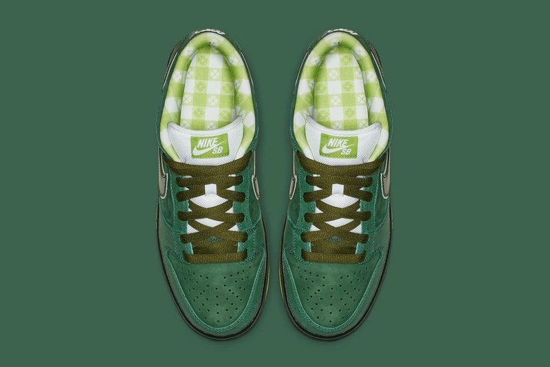 "Green Lobster" Concepts x Nike SB Dunk Low Official Images swoosh nike travis scott