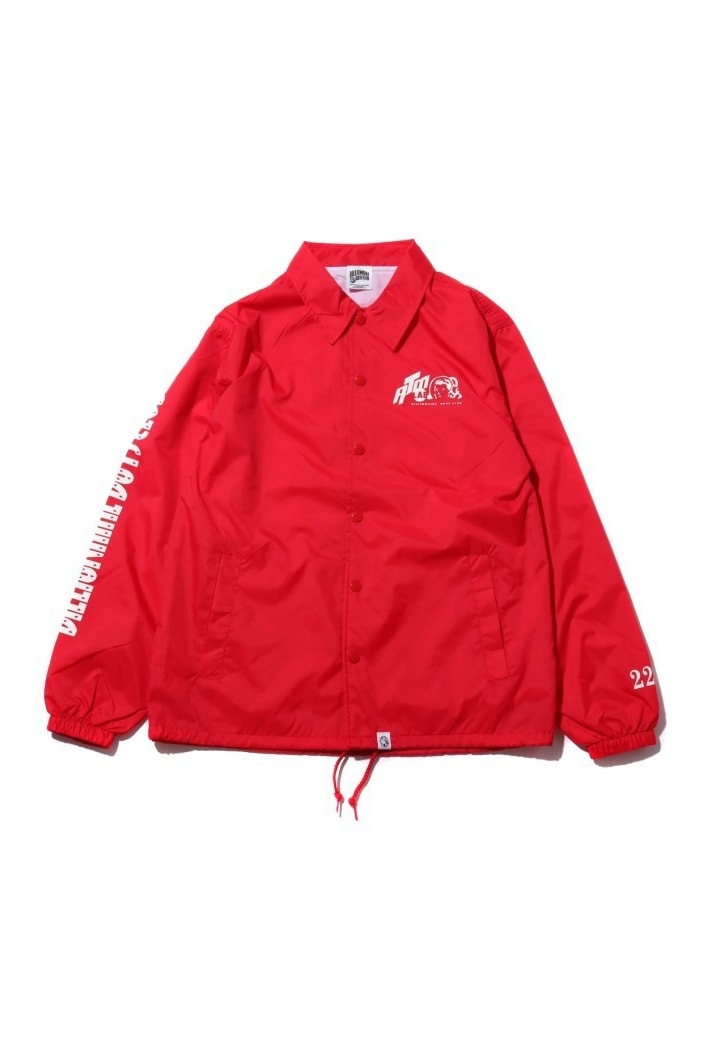 billionaire boys club atmos lab coca cola collaboration capsule drop release date info coaches jacket tee shirt sweater logo advertisement print red white black graphic december 29 2018 japan