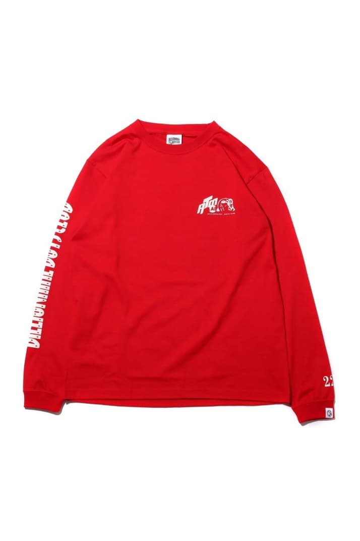 billionaire boys club atmos lab coca cola collaboration capsule drop release date info coaches jacket tee shirt sweater logo advertisement print red white black graphic december 29 2018 japan