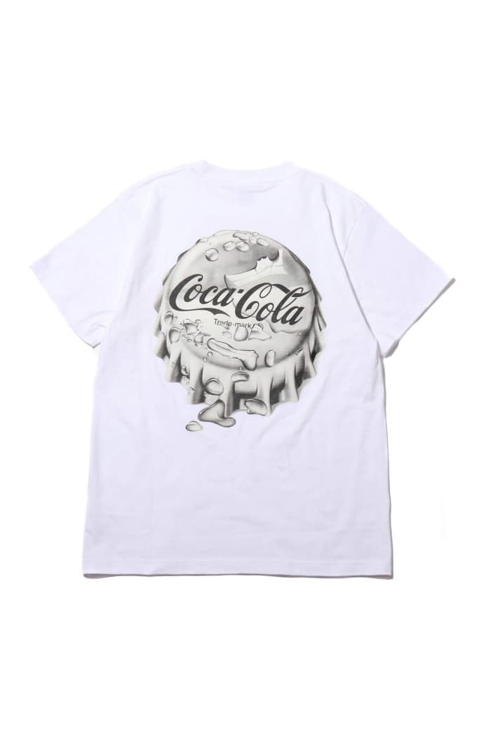 billionaire boys club atmos lab coca cola collaboration capsule drop release date info coaches jacket tee shirt sweater logo advertisement print red white black graphic december 29 2018 japan