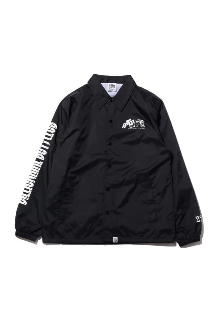 billionaire boys club atmos lab coca cola collaboration capsule drop release date info coaches jacket tee shirt sweater logo advertisement print red white black graphic december 29 2018 japan