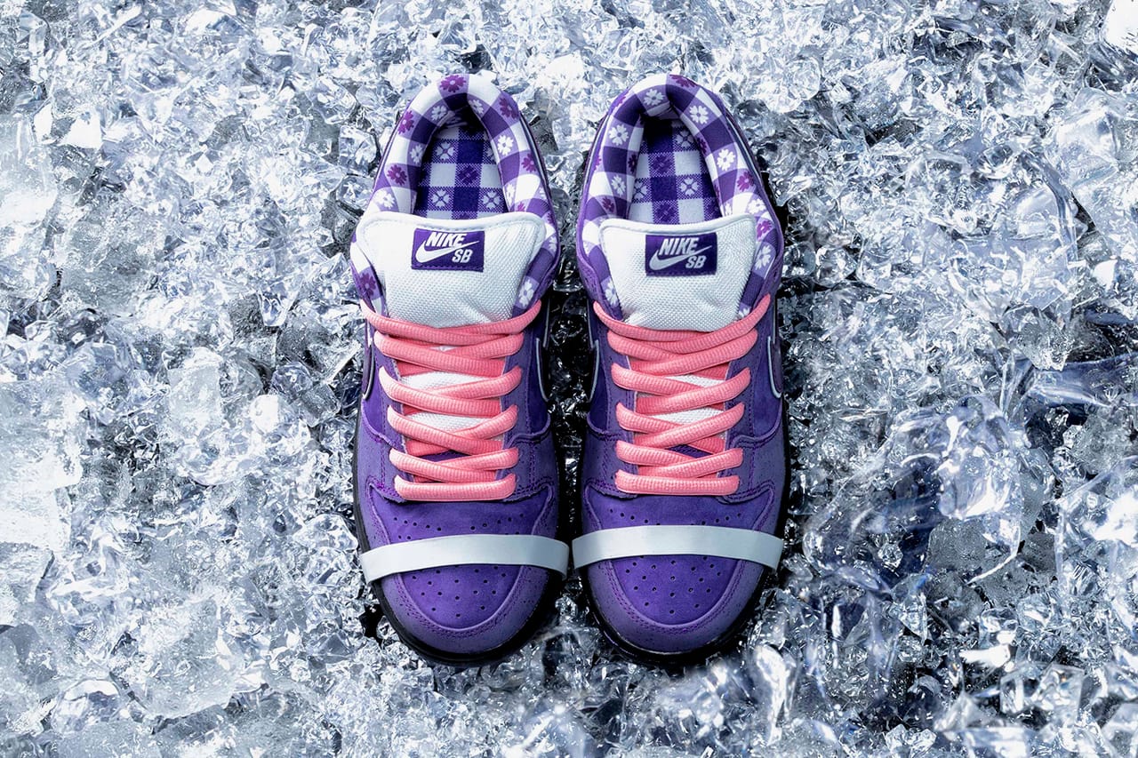 purple lobster pink laces