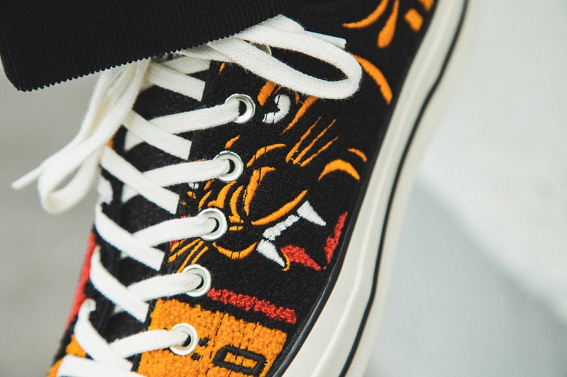 Undefeated x Converse Chuck 70 OX On-Foot Look First Closer Look HBX Collab Collaboration