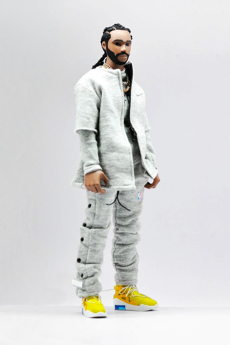 Coolrain Lee Jerry Lorenzo Nike Fear of God fog figurine action figure lil jerry air fear of god toy collectible 