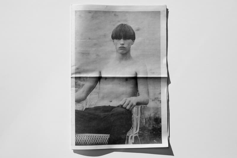 Daniel W. Fletcher 'The Sound of Silence' Zine Fashion Clothing Lookbook Newspaper Fall/Winter 2019 2018 SSENSE