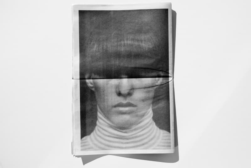 Daniel W. Fletcher 'The Sound of Silence' Zine Fashion Clothing Lookbook Newspaper Fall/Winter 2019 2018 SSENSE