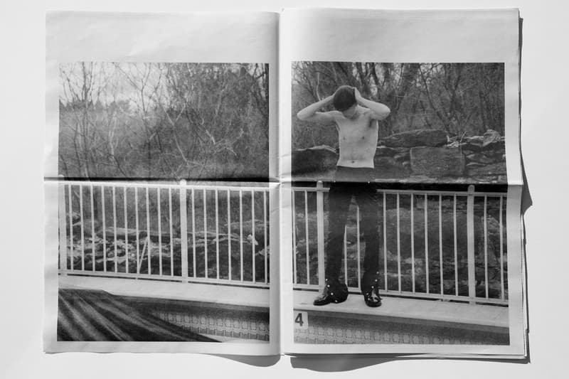 Daniel W. Fletcher 'The Sound of Silence' Zine Fashion Clothing Lookbook Newspaper Fall/Winter 2019 2018 SSENSE