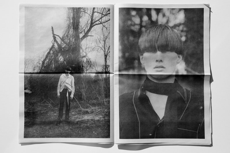 Daniel W. Fletcher 'The Sound of Silence' Zine Fashion Clothing Lookbook Newspaper Fall/Winter 2019 2018 SSENSE