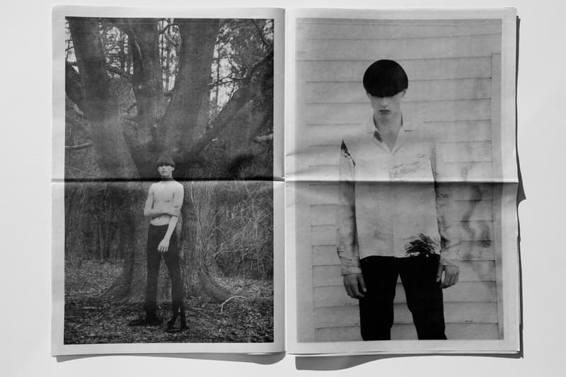Daniel W. Fletcher 'The Sound of Silence' Zine Fashion Clothing Lookbook Newspaper Fall/Winter 2019 2018 SSENSE