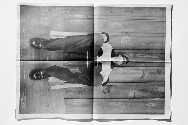 Daniel W. Fletcher 'The Sound of Silence' Zine Fashion Clothing Lookbook Newspaper Fall/Winter 2019 2018 SSENSE