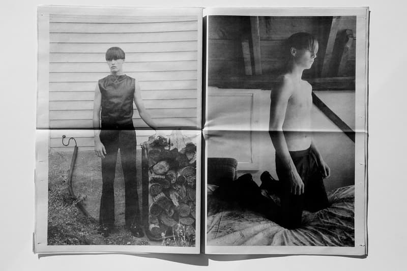 Daniel W. Fletcher 'The Sound of Silence' Zine Fashion Clothing Lookbook Newspaper Fall/Winter 2019 2018 SSENSE