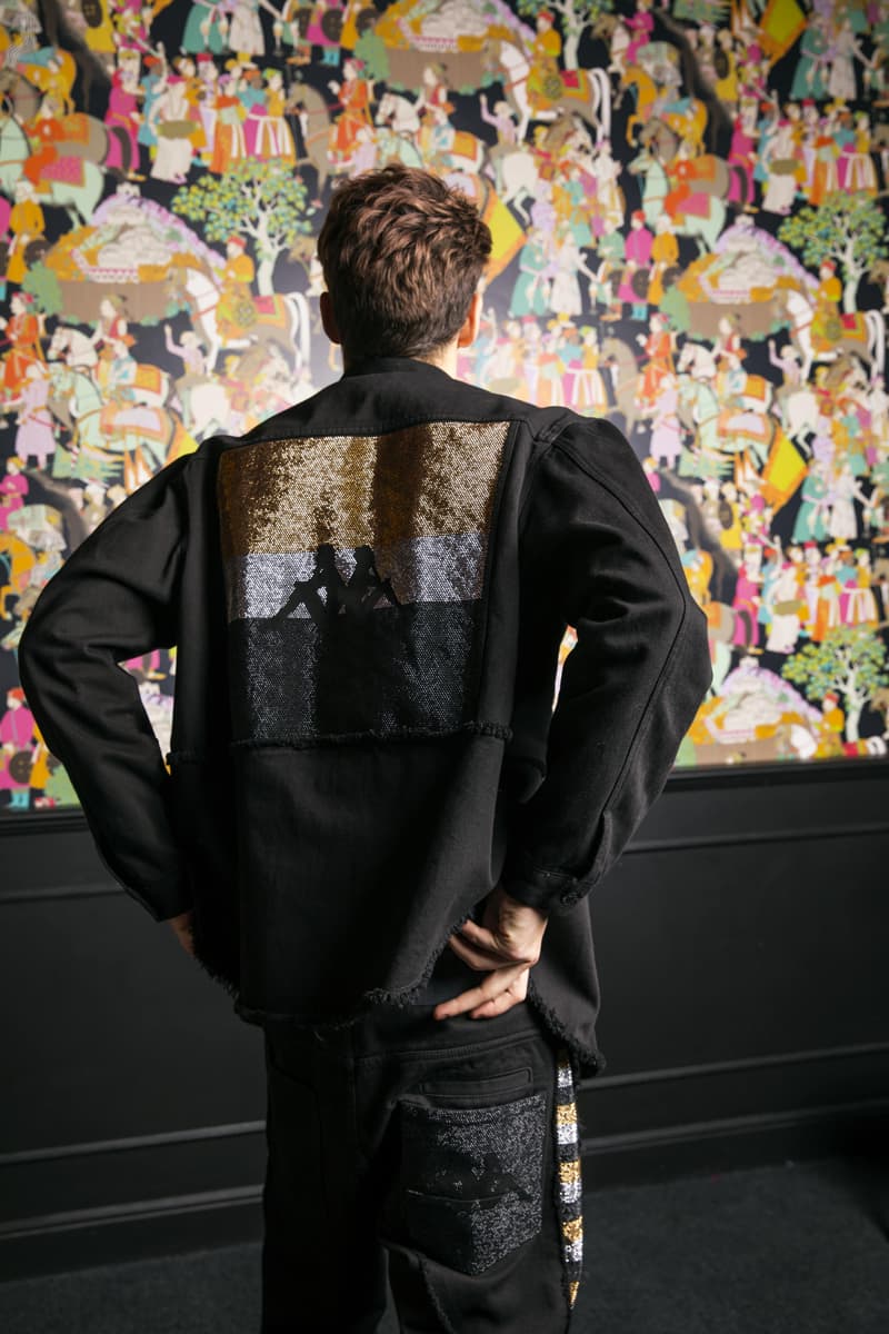 Danilo Paura Kappa Fall Winter 2018 Collection Lookbook sweater jacket t shirt jeans blazer branding logo Clothing
