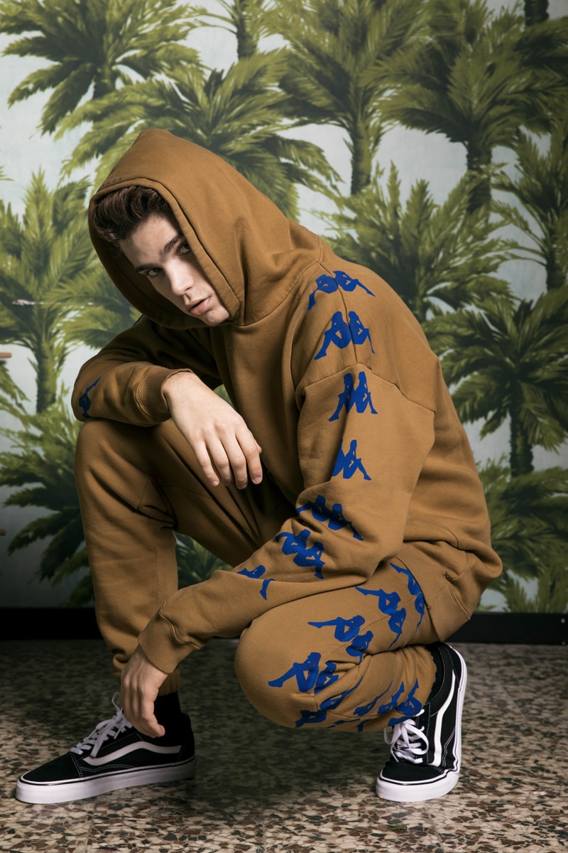 Danilo Paura Kappa Fall Winter 2018 Collection Lookbook sweater jacket t shirt jeans blazer branding logo Clothing